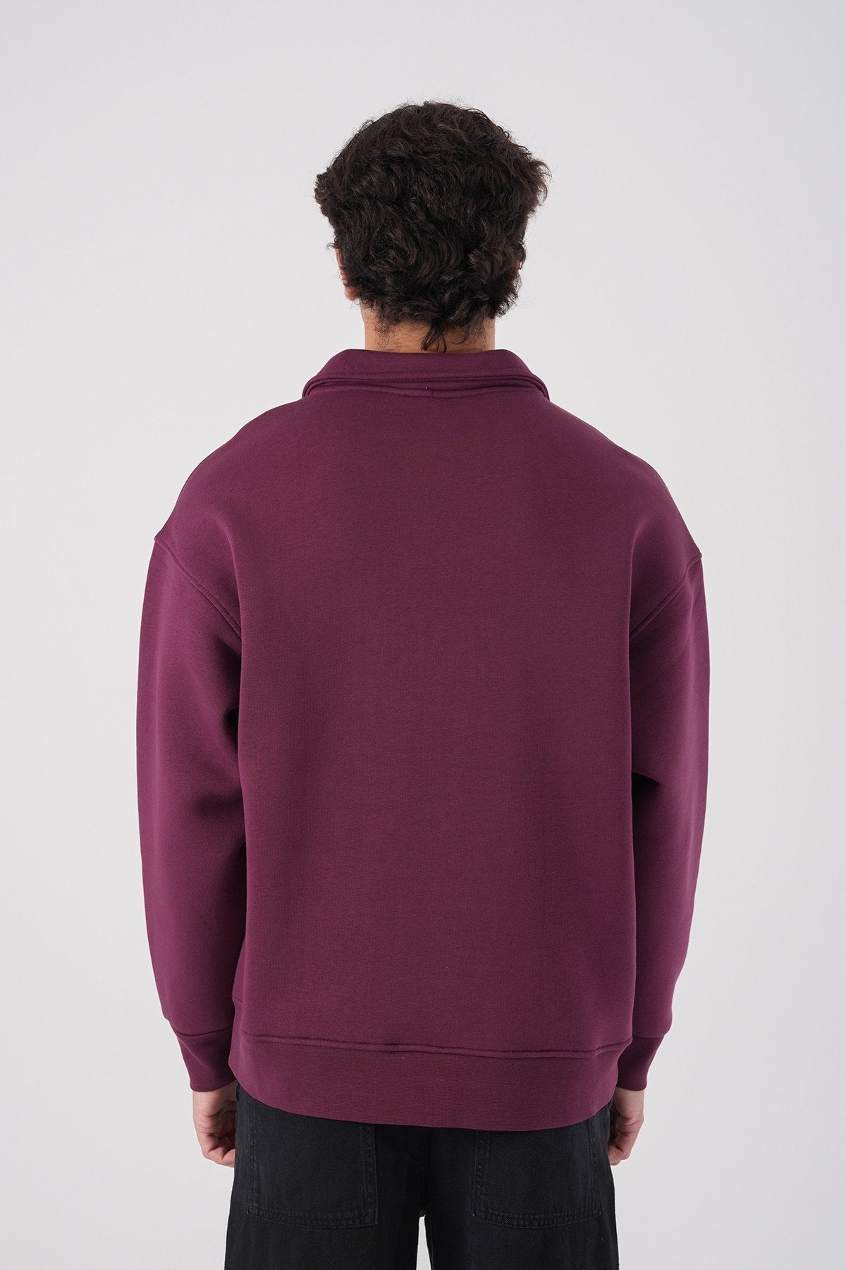 Unisex Oversize Waffle Knit Hoodie with Embossed Text Withinblack