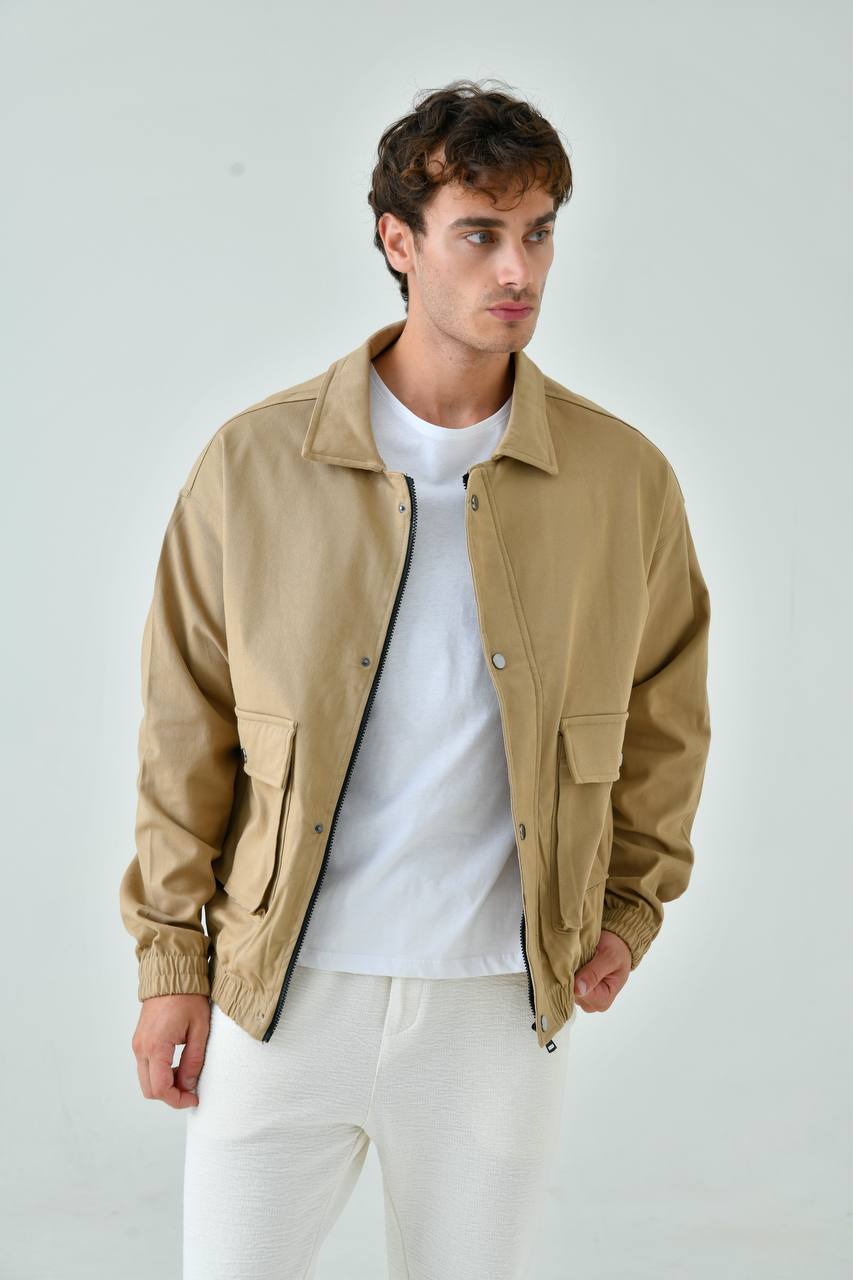 Oversize Washed Gabardine Coat - Unisex Long Trench Coat Withinblack