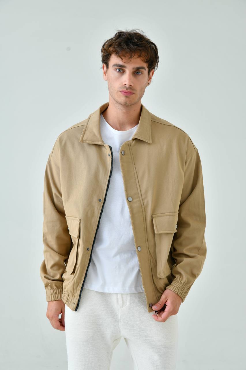 Oversize Washed Gabardine Coat - Unisex Long Trench Coat Withinblack