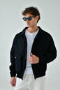 Oversize Washed Gabardine Coat - Unisex Long Trench Coat Withinblack