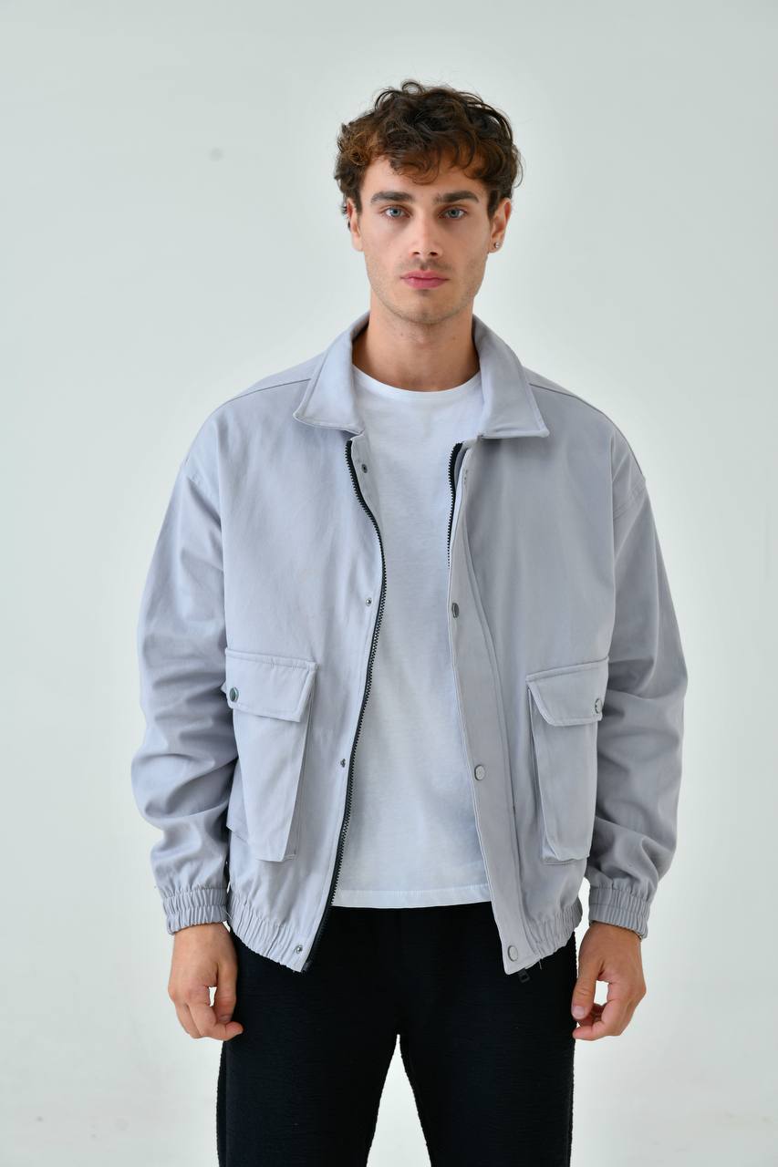 Oversize Washed Gabardine Coat - Unisex Long Trench Coat Withinblack