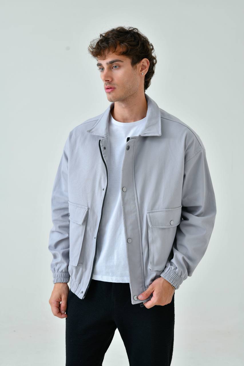 Oversize Washed Gabardine Coat - Unisex Long Trench Coat Withinblack
