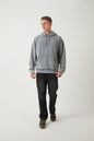 Unisex Washed Oversize Hoodie - Heavyweight Blank Sweatshirt - Gray Withinblack