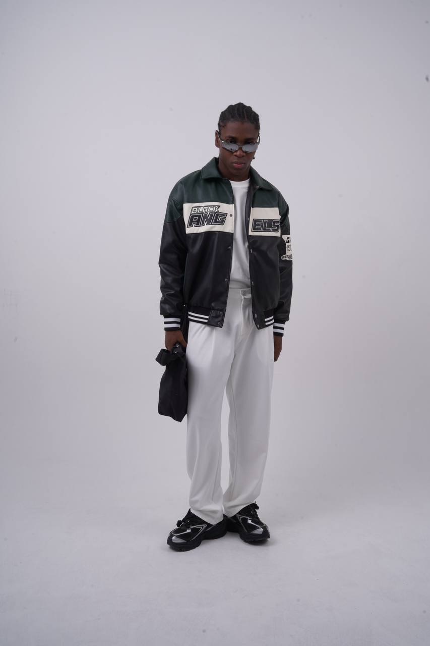 Unisex Washed Oversize Jacket - Heavyweight Gabardine Button-Up Withinblack