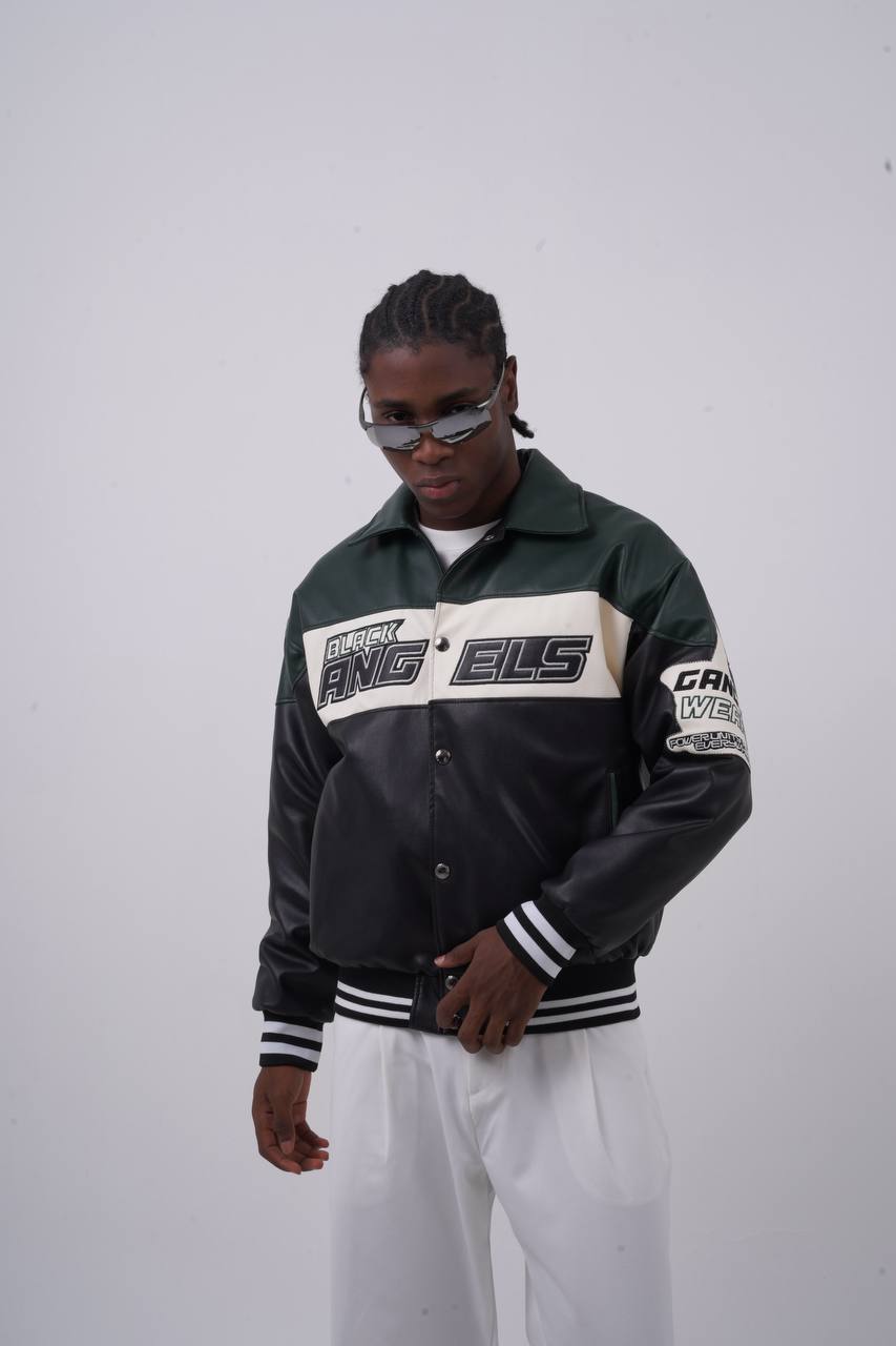 Unisex Washed Oversize Jacket - Heavyweight Gabardine Button-Up Withinblack