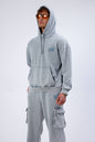 Unisex Washed Oversize Hoodie & Jogger Set - Heavyweight Tracksuit Withinblack