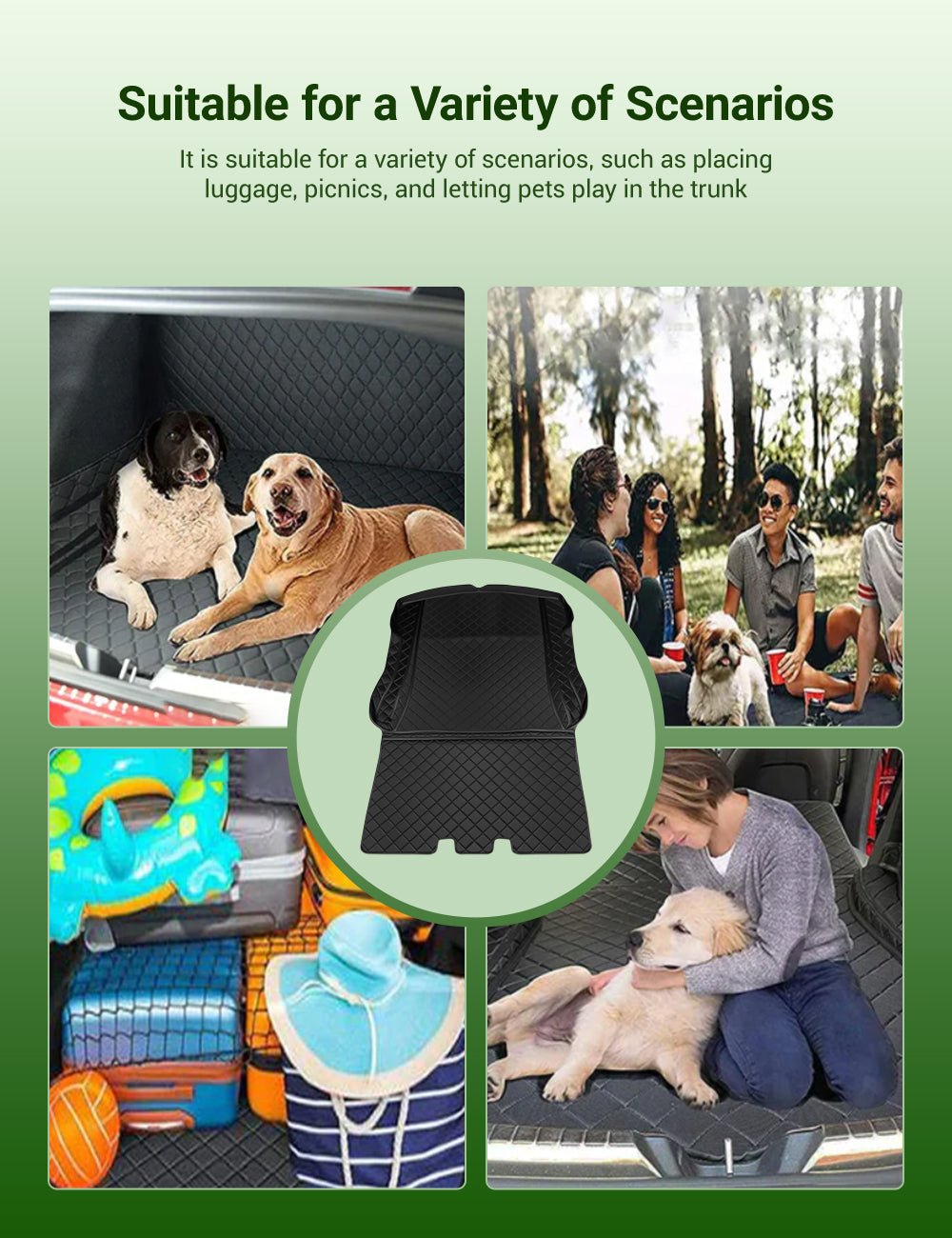 Waterproof Trunk Pet Mat for Tesla Model 3 Tesery Official Store