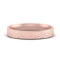 Hammered Wedding Band Comfort Fit 5 mm Fascinating Diamonds