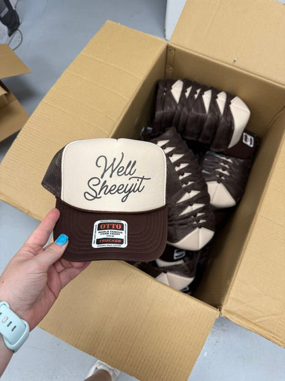 Well Sheeyit Trucker Hat Wild Junkie