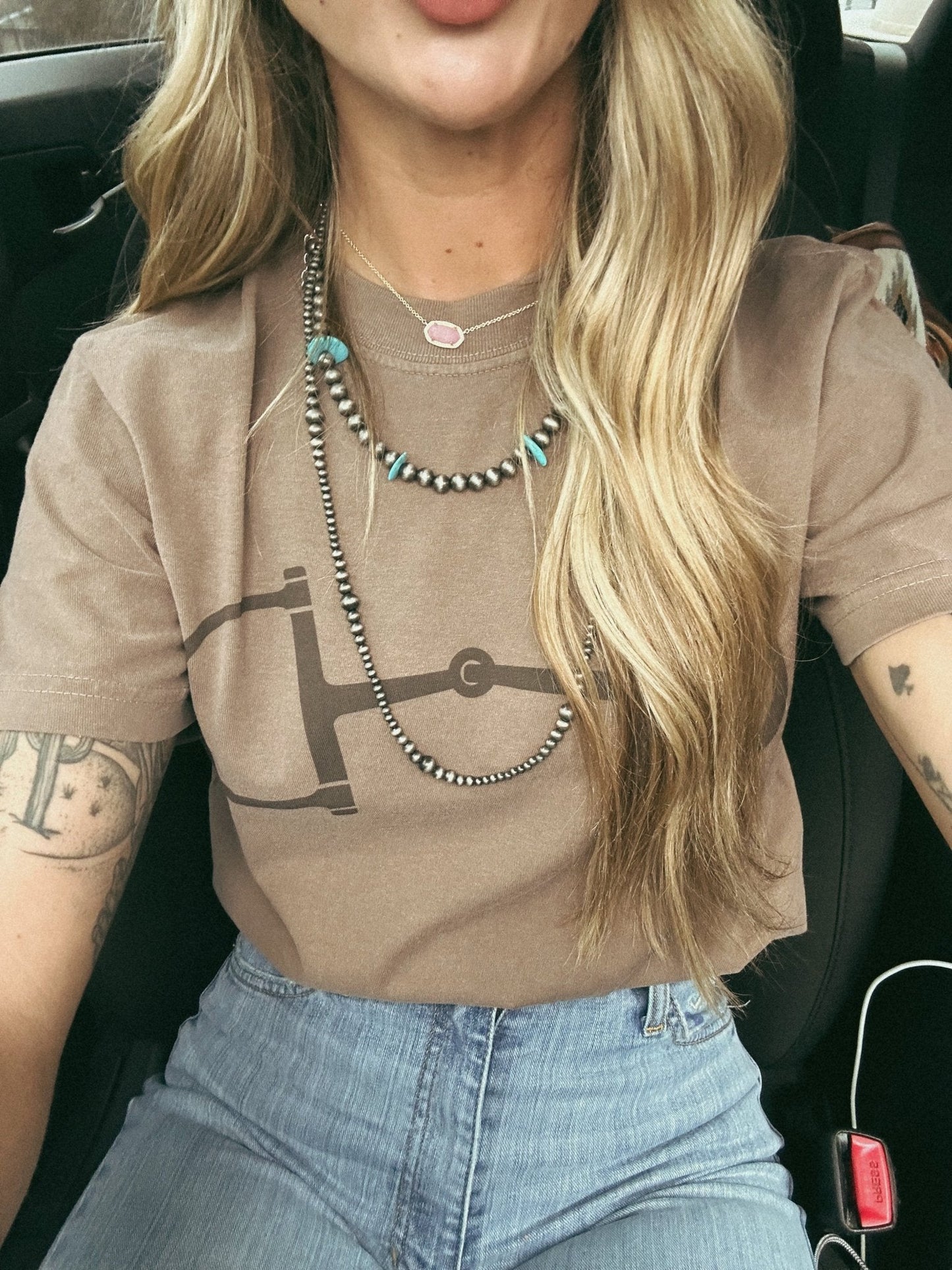 Western Horse Bit Graphic Tee Wild Junkie