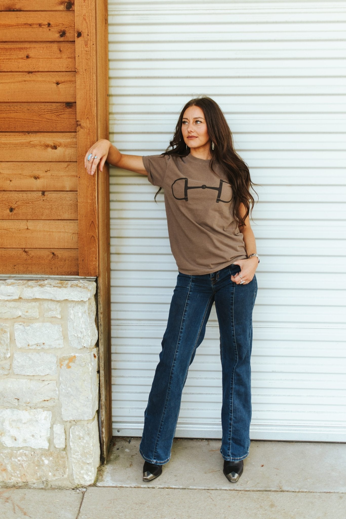 Western Horse Bit Graphic Tee Wild Junkie