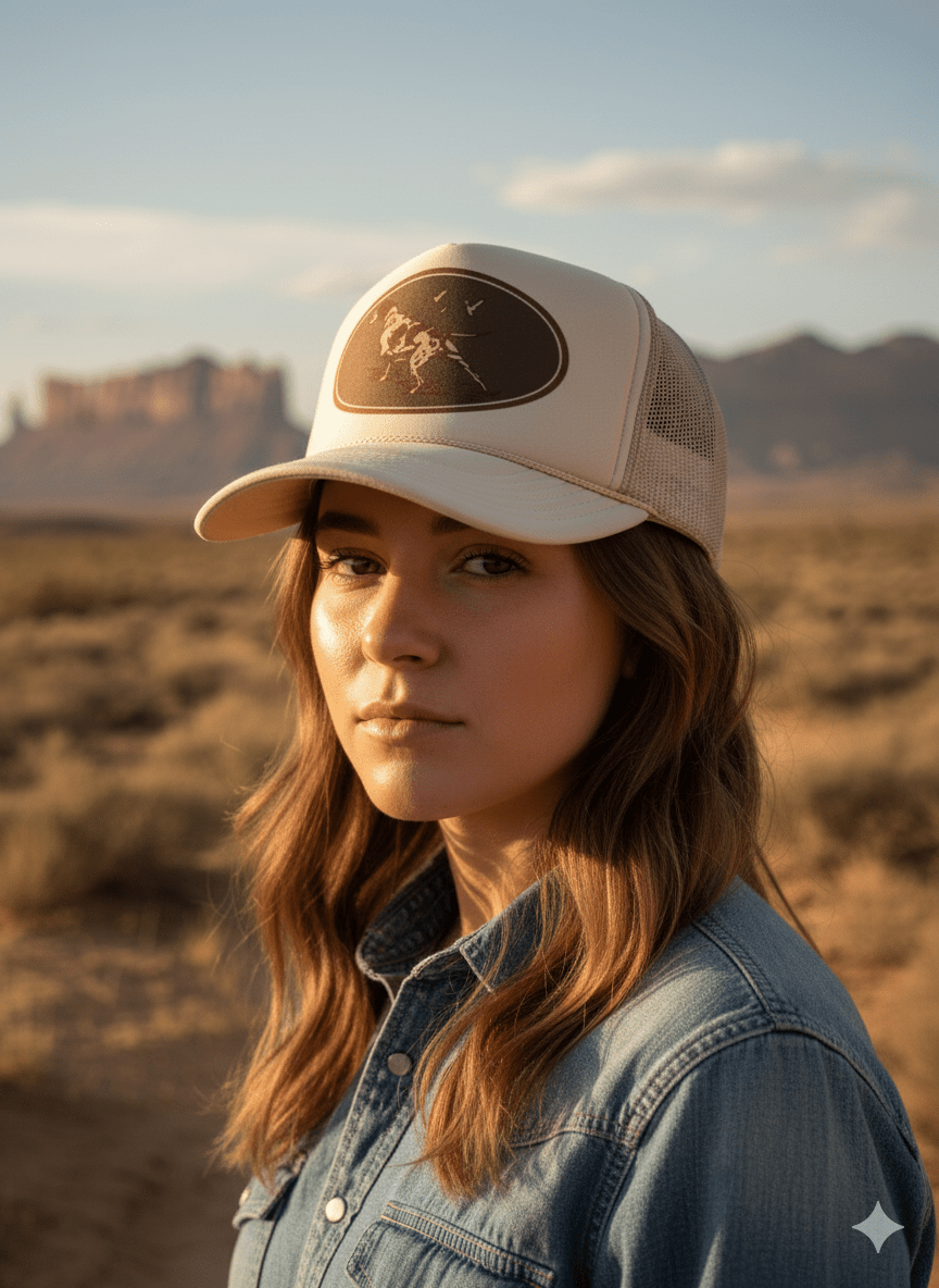 Western Hunt Dog Trucker Hat Wild Junkie