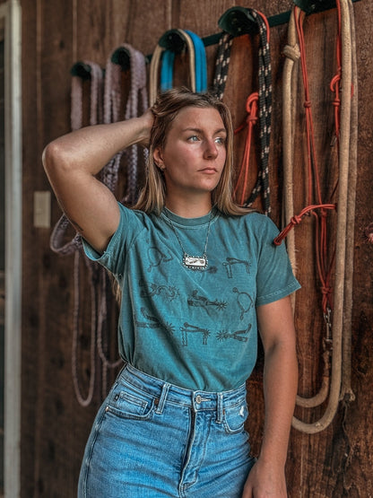 Western Spurs Graphic Tee Wild Junkie