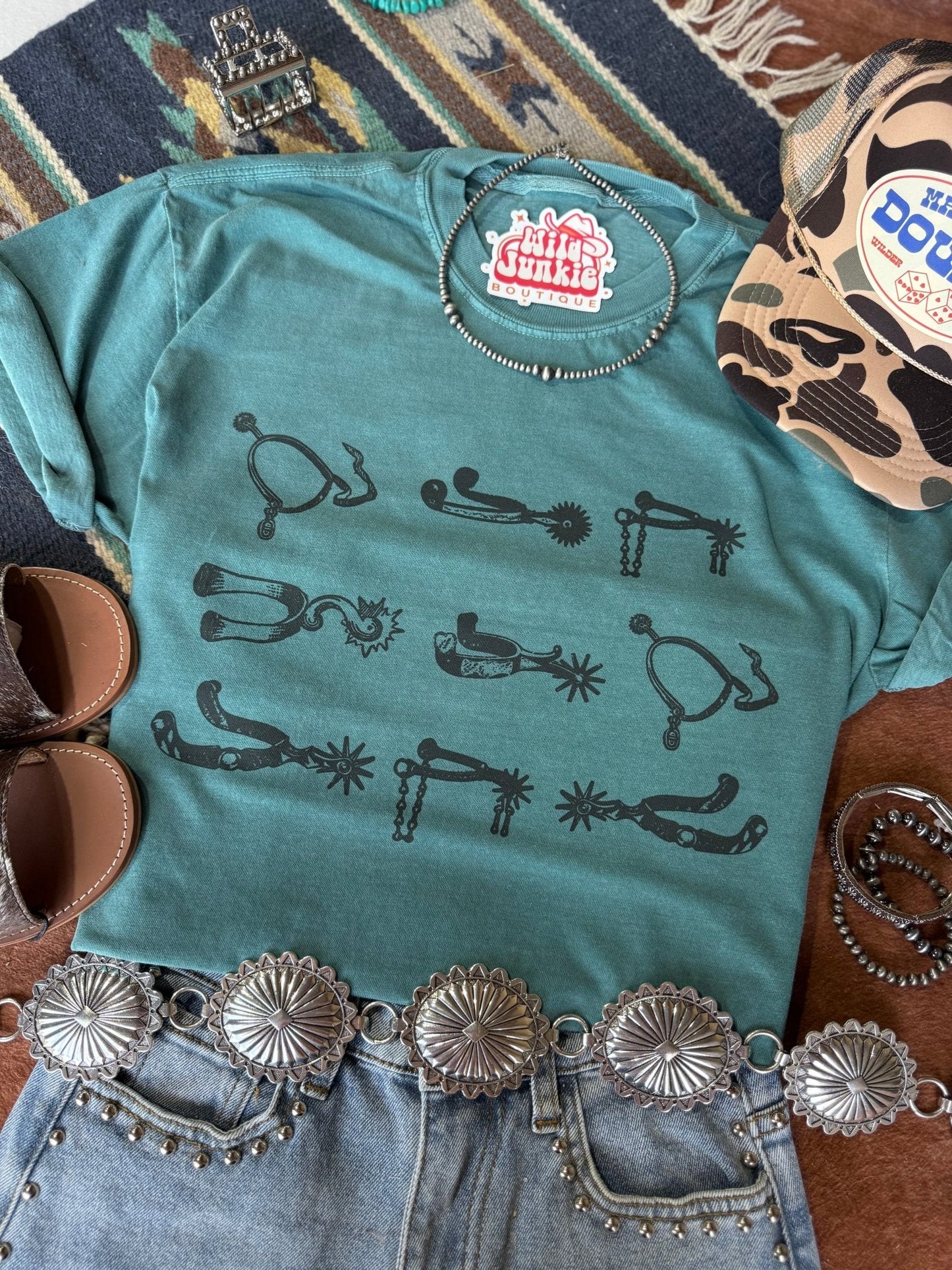 Western Spurs Graphic Tee Wild Junkie