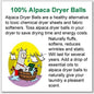 Wet Felted Alpaca Dryer Balls - Grey Aussie Purely Alpaca