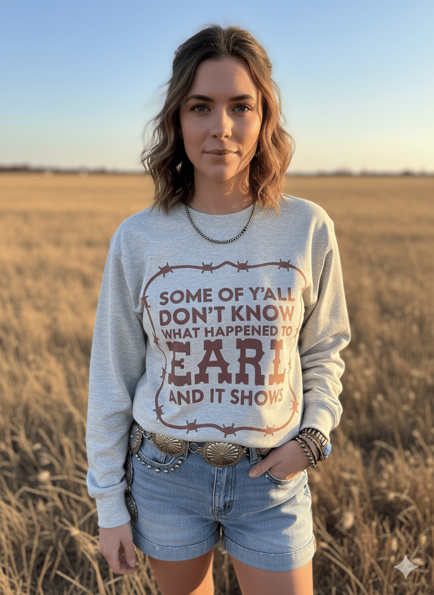 What Happened To Earl Graphic Sweatshirt Wild Junkie