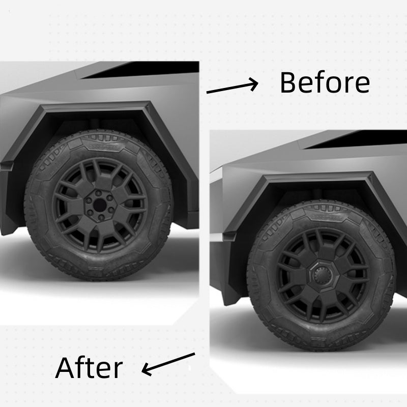 Wheel Center Hub Caps for Cybertruck (4 PCS) Tesery Official Store