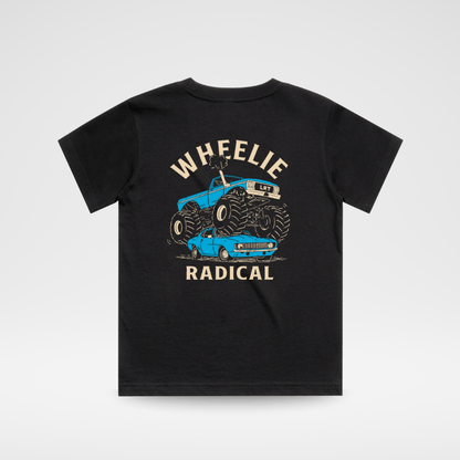 WHEELIE RADICAL TEE - BLUE EDITION
