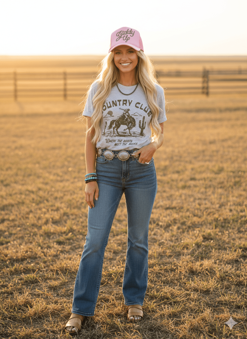 Where The Boots Meet The Bucks Graphic Tee Wild Junkie