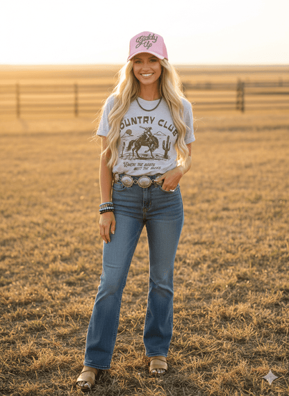 Where The Boots Meet The Bucks Graphic Tee Wild Junkie