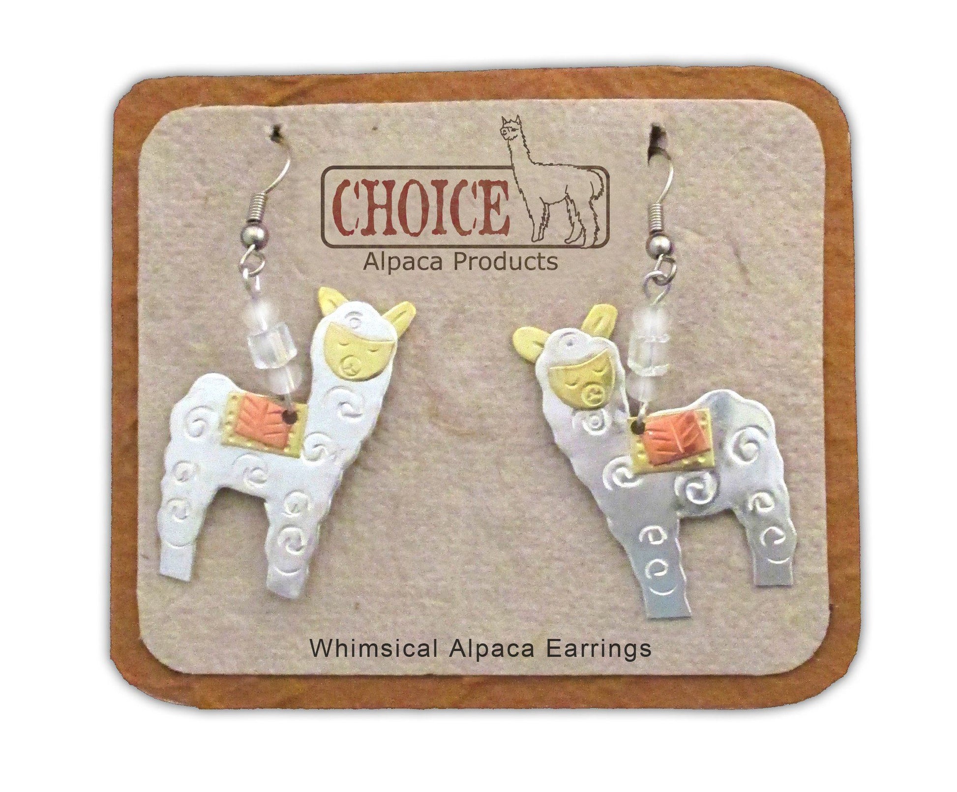Whimsical Alpaca Earrings Purely Alpaca