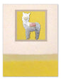 Whimsical Alpaca Pin Card Purely Alpaca