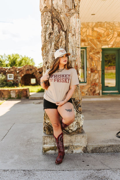 Whiskey Makes Me Frisky Graphic Tee Wild Junkie