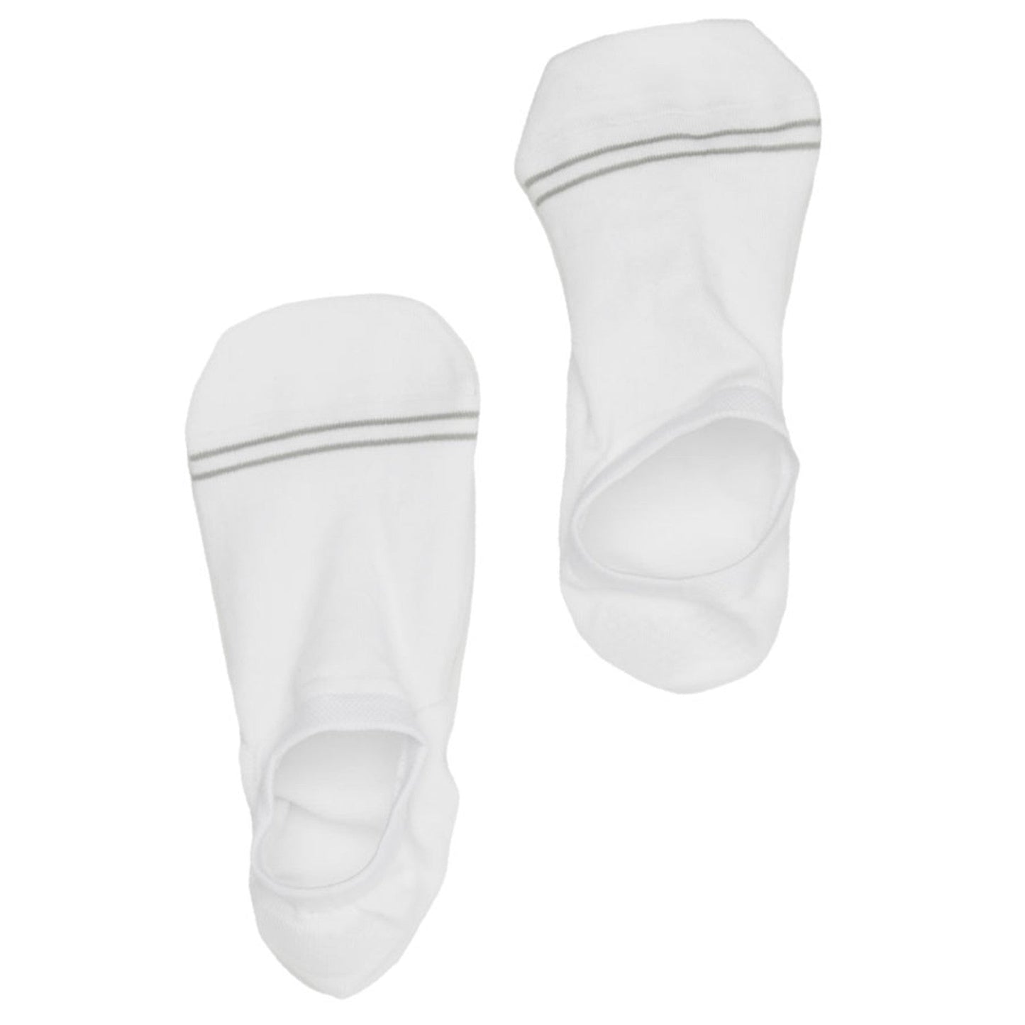 White Cotton No-Show Socks - 3 Pack DeadSoxy