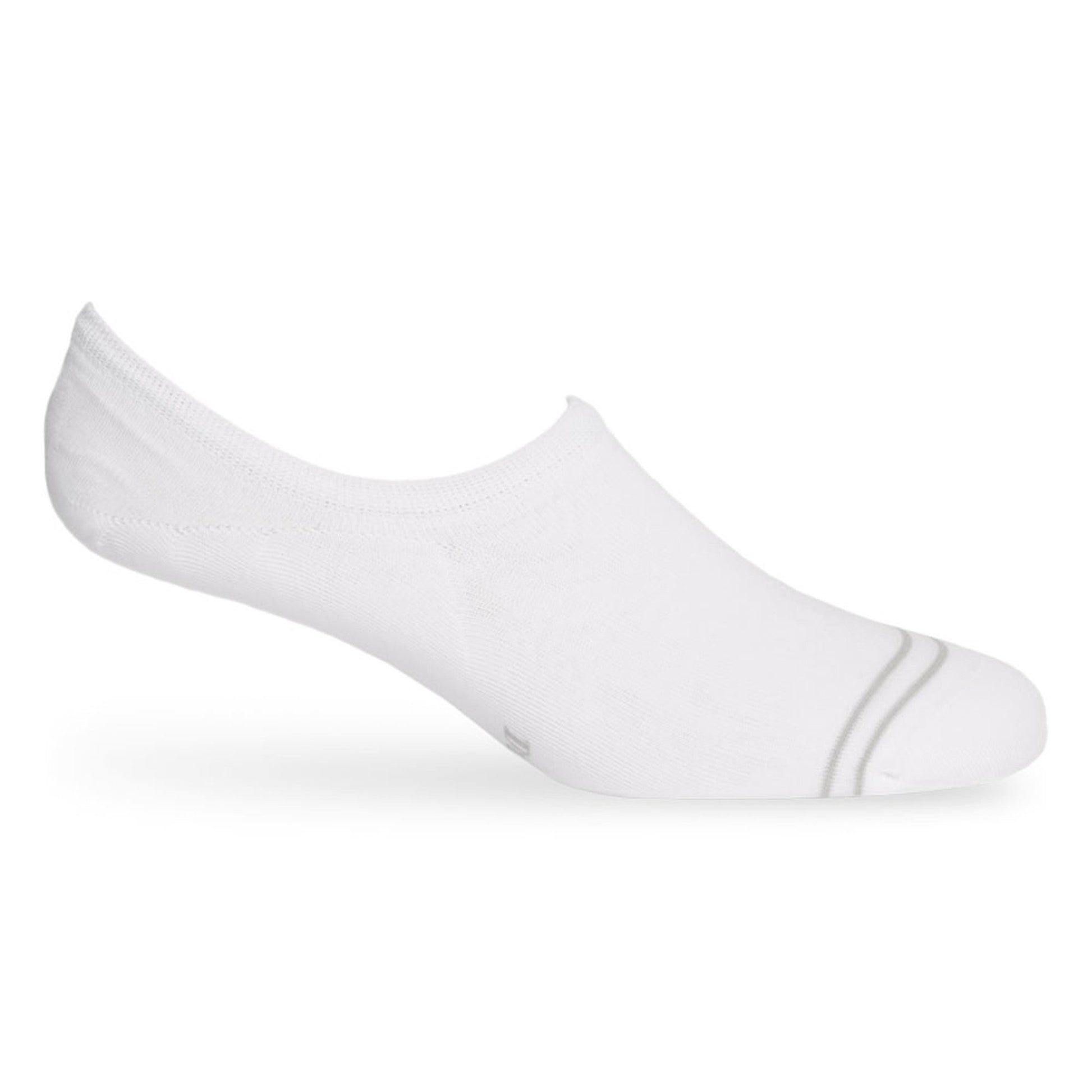 White Cotton No Show Socks DeadSoxy