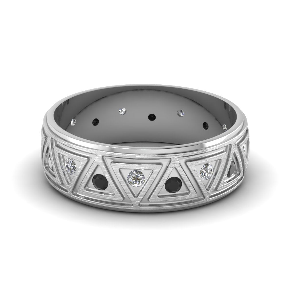 Inverse Triangle Band Fascinating Diamonds