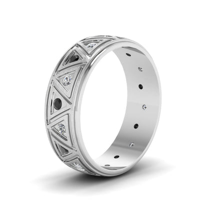 Inverse Triangle Band Fascinating Diamonds