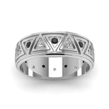 Inverse Triangle Band Fascinating Diamonds