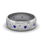 Inverse Triangle Band Fascinating Diamonds
