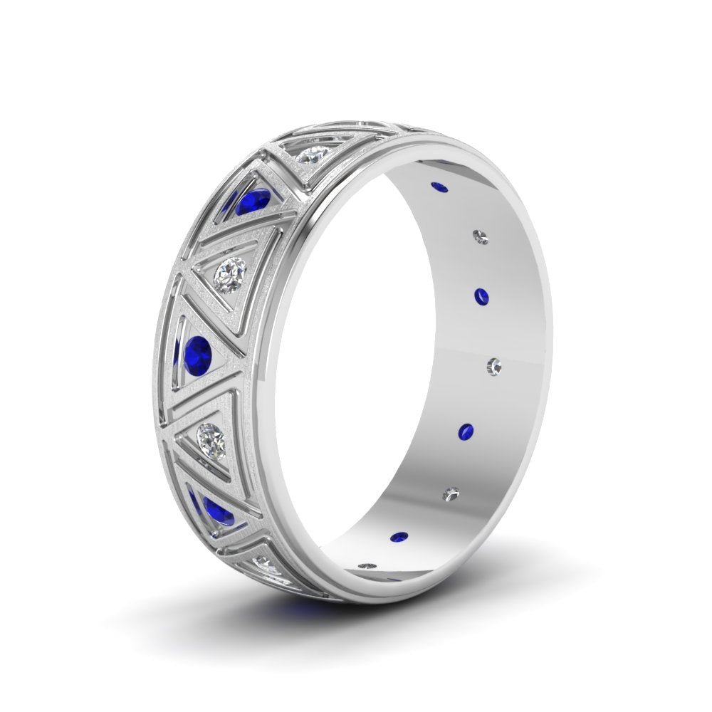 Inverse Triangle Band Fascinating Diamonds
