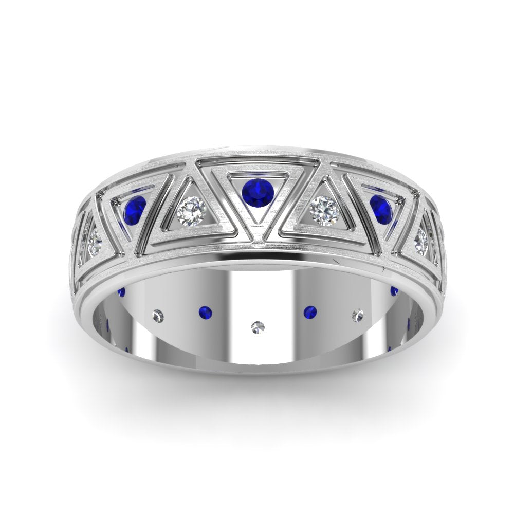 Inverse Triangle Band Fascinating Diamonds