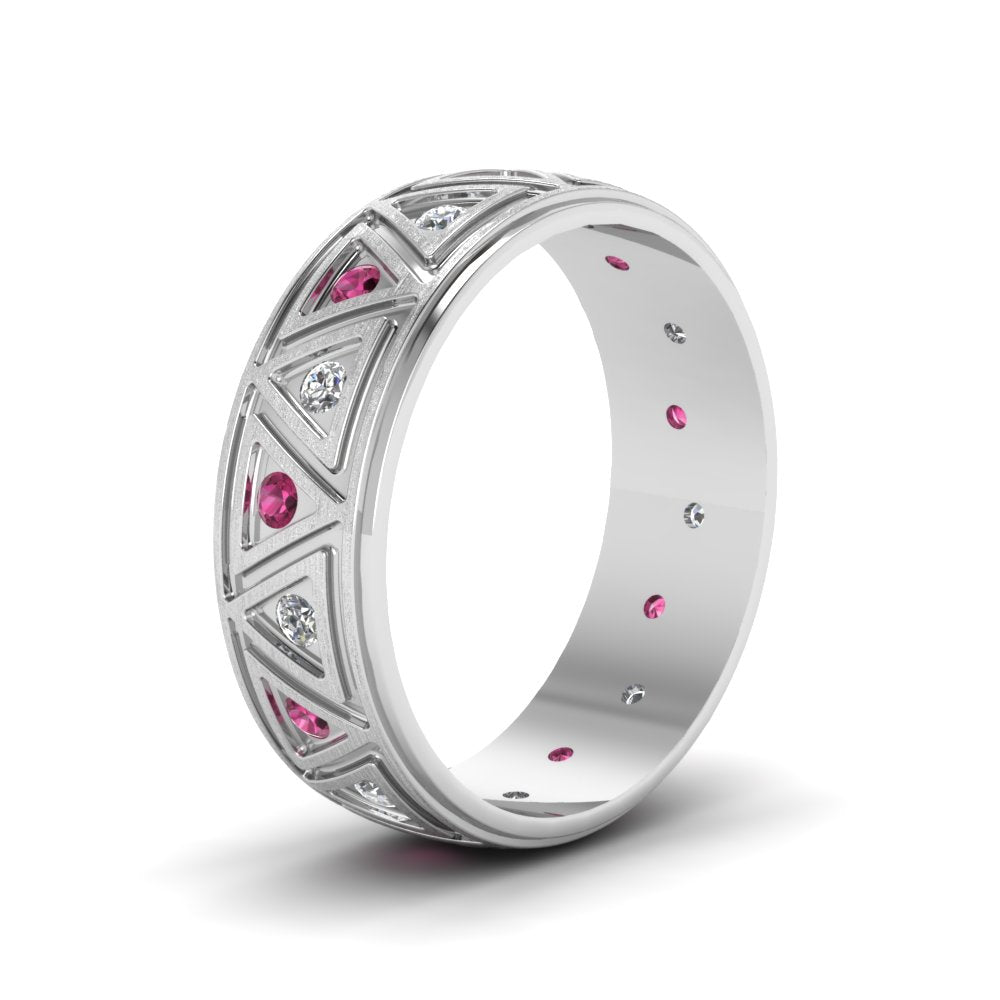 Inverse Triangle Band Fascinating Diamonds
