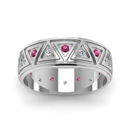 Inverse Triangle Band Fascinating Diamonds