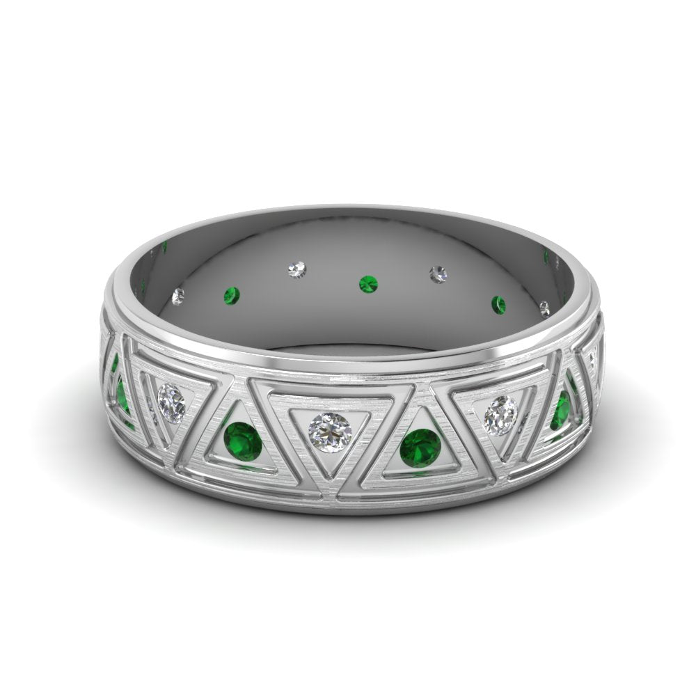 Inverse Triangle Band Fascinating Diamonds