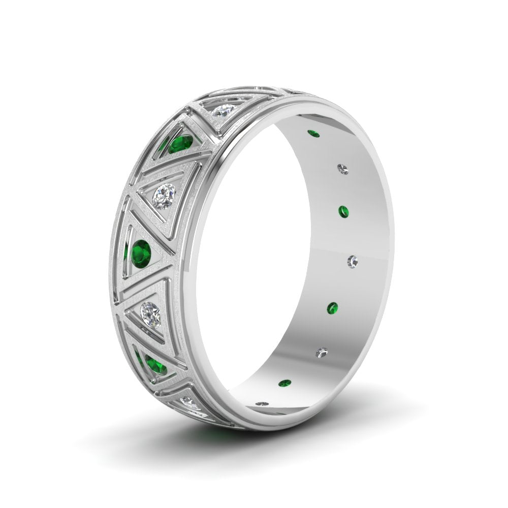 Inverse Triangle Band Fascinating Diamonds
