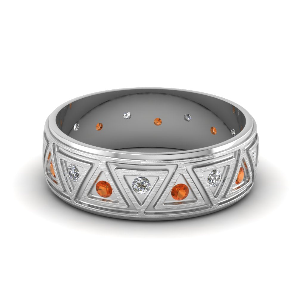 Inverse Triangle Band Fascinating Diamonds