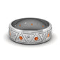 Inverse Triangle Band Fascinating Diamonds