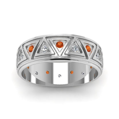 Inverse Triangle Band Fascinating Diamonds