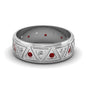 Inverse Triangle Band Fascinating Diamonds