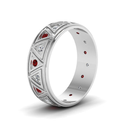 Inverse Triangle Band Fascinating Diamonds