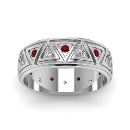 Inverse Triangle Band Fascinating Diamonds
