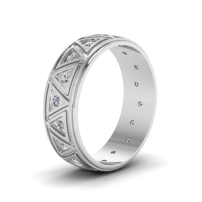 Inverse Triangle Band Fascinating Diamonds