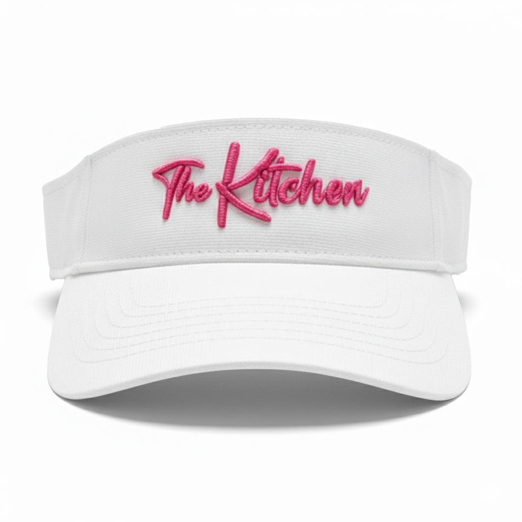 Pink Women's Visor The Kitchen Pickleball