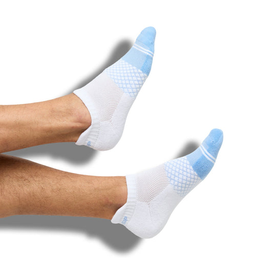 White/Powder The Sip Ankle Socks DeadSoxy