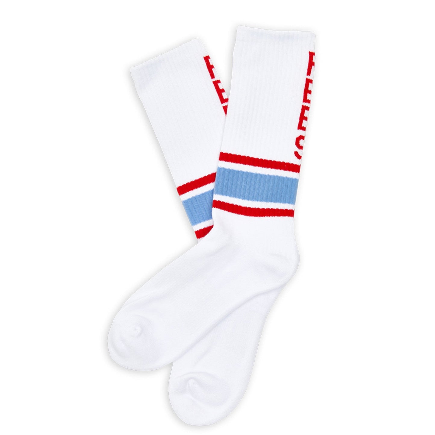 White Rebs Casual Crew Socks DeadSoxy
