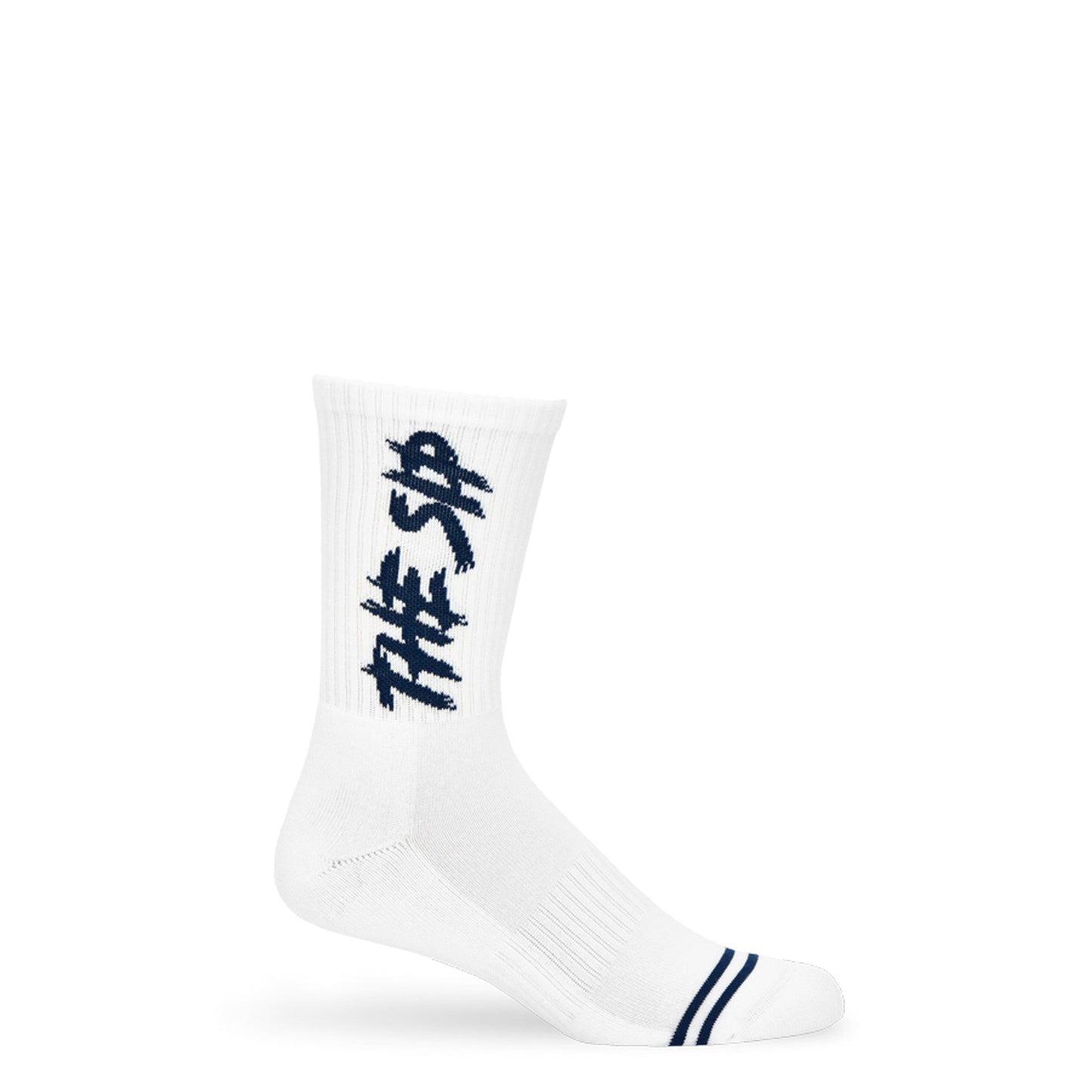 White The Sip Casual Crew Socks DeadSoxy